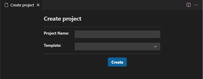 new project page new-project-page