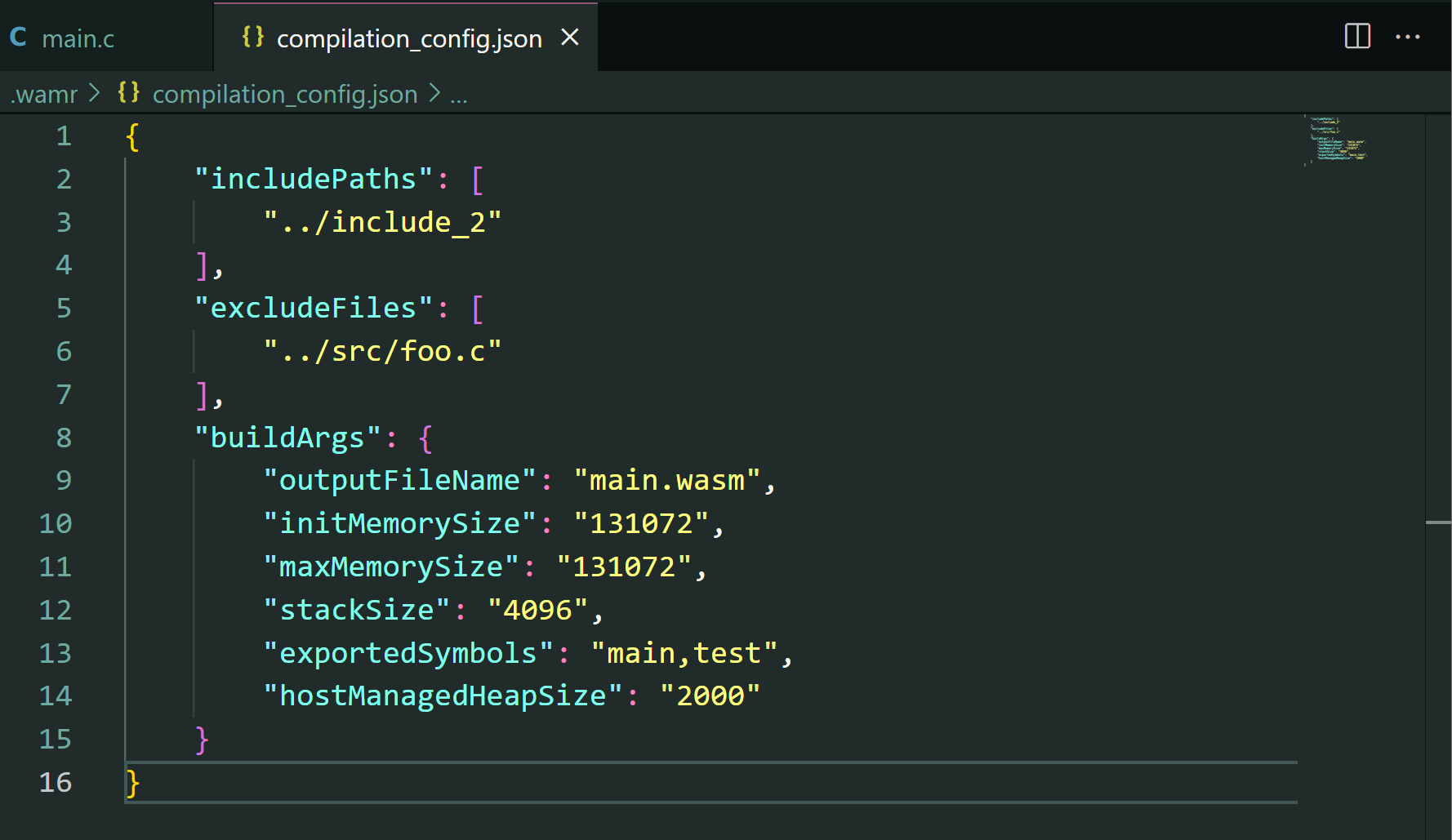configuration file configuration file