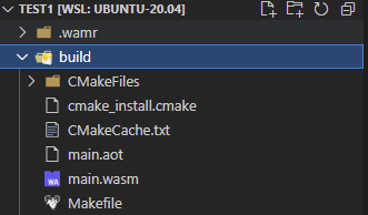 build folder build folder